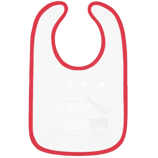 Funny Violin Multi Tasking graphic theme Bibs