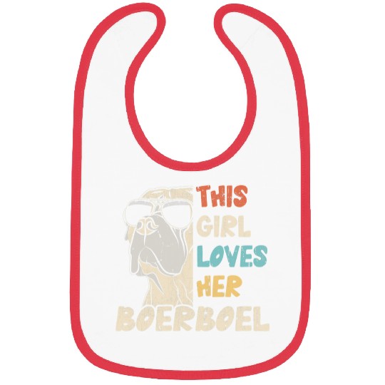 Coonhound Pet Bluetick Coonhound Girl Cool Vintage Retro for Dog Mom Bibs