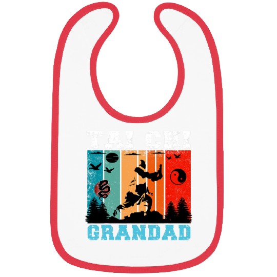 Tai Chi Grandad Funny Tai Chi Beginners Slogan Quote Bibs
