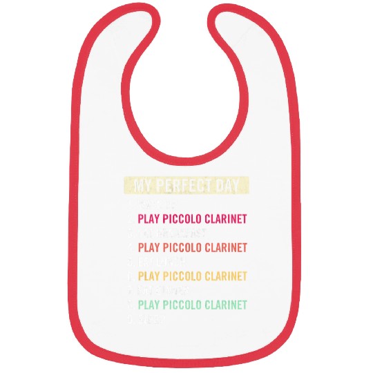 Funny Clarinet Piccolo Clarinet Musical Instrument Quotes Bibs