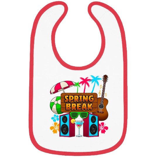 Spring Break Party Semester break Spring Break Bibs
