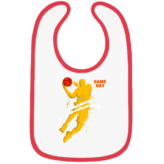 Funny Basketball Game Day Basketball Exploded Bibs