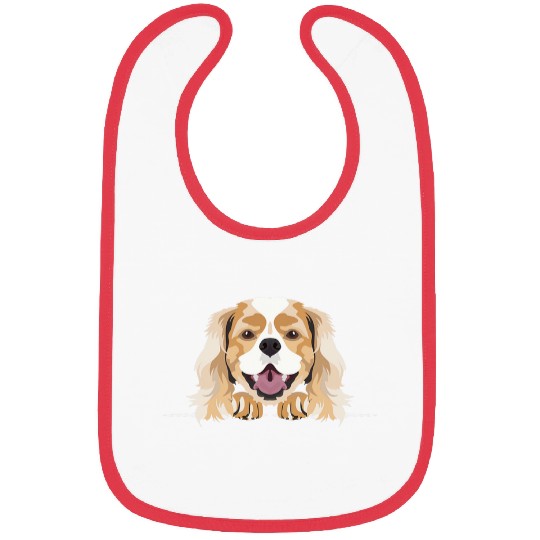 Cavalier Pet Smiling Cavalier King Charles Spaniel 2 Bibs