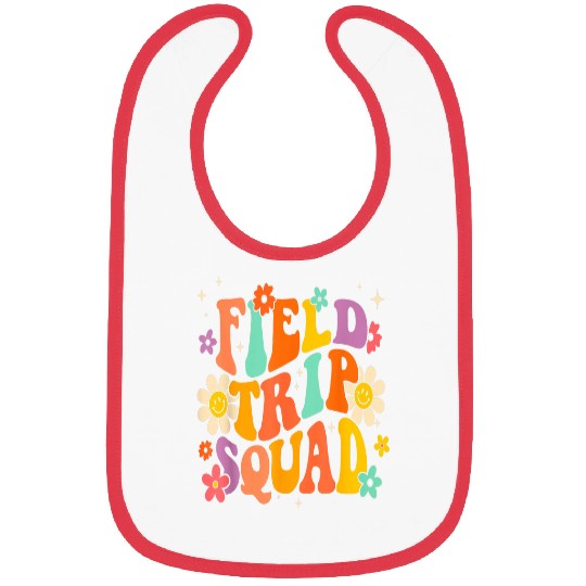 Field Trip Squad Groovy Field Day Teacher Student School Bibs