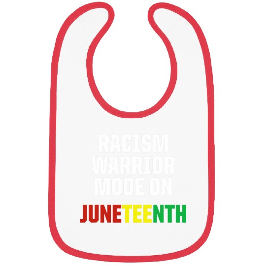 Juneteenth Mode Black African American Flag Pride Bibs