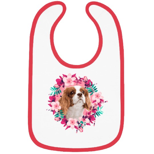 Cavalier Pet Nostalgia Summer Cavalier King Charles Spaniel Bibs
