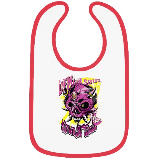 Funny Drummer Techno Hardcore Gabber Ecstasy Satan Frenchcore Drum n Bass 6 Bibs