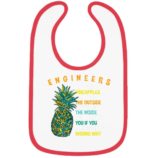 Engineers are Like pineappless Engineering Summer Builder Bibs