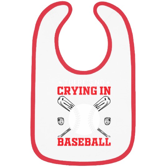 Sport Baseball No Crying In Baseball Men Boy Softball 1 Bibs