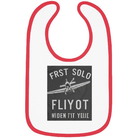 New Pilots First Solo Flight Bibs