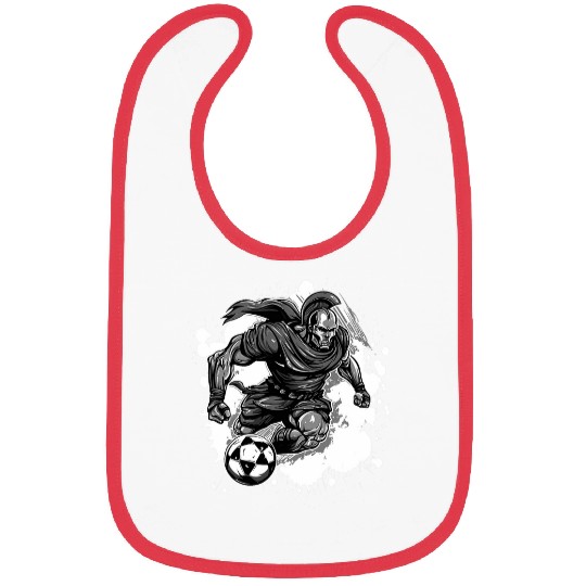 Sport Soccer Spartan Playing Soccer Team Gladiator Sparta Bibs