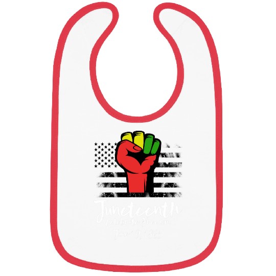 Civil Rights Black Power Fist Juneteenth Bibs