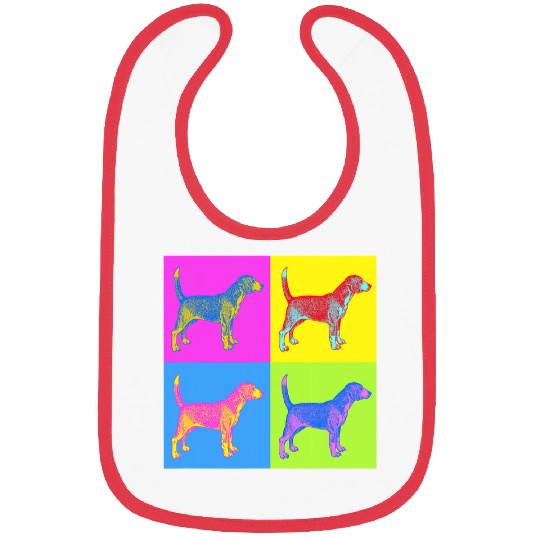 Beagle Pet Pop Art Victorian Style Bibs
