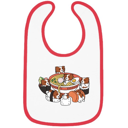 Papillon Pet Ramen Sushi Papillon Bibs