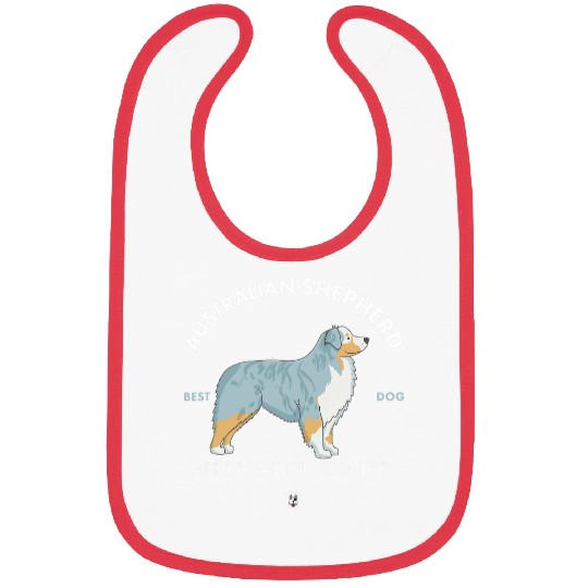 Australian Shepherd Pet Appreciation Society Cute Bibs