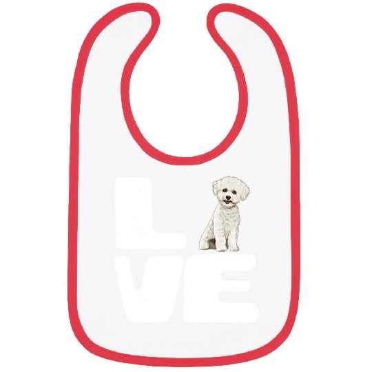 Bichon Pet Frise Jaime Mon Bichon Frise LAmour Love Bibs