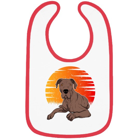 Great Dane Pet German Mastiff Great Dane Sunset 24 Bibs