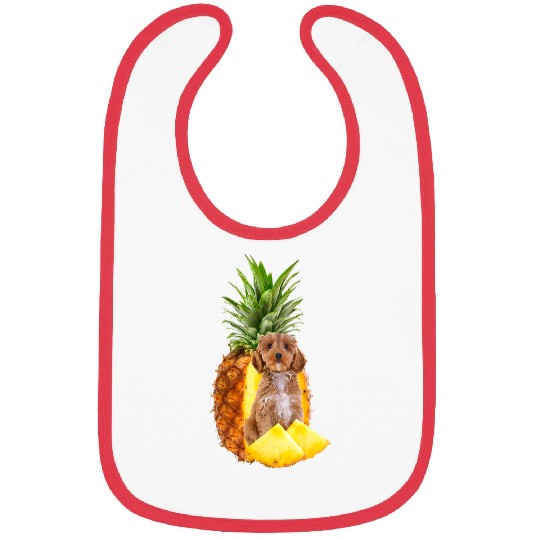 Cockapoo Pet pineapples Cockapoo Birthday For Cockapoo Dog Fruit Vegan Bibs