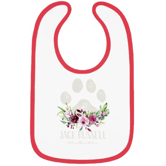 Jack Russell Pet Dog Mom Gifts Bibs