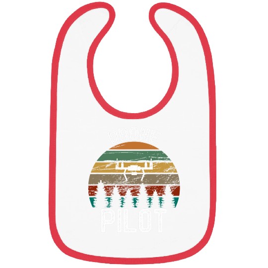 Im A Drone Pilot Quadcopter RC Photographer vintages Style 4 Bibs