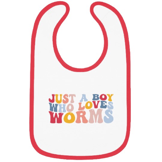 A Boy Who Loves Worms Vermiculture Worm Farmer Worm Farming Bibs