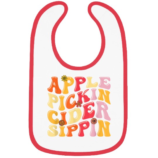 Apple Cider Fruit Picker Harvest Season Funny Apple Picking Bibs