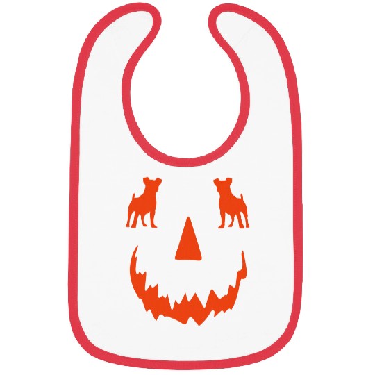 Jack Russell Pet pumpkin Jack Russell Terrier halloween Bibs