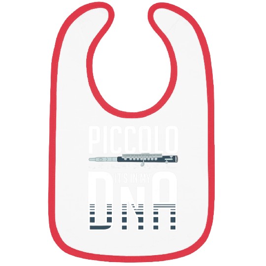 Funny Flute Piccolo Instrument Music Flute Player Beginner Lesson 3 Bibs