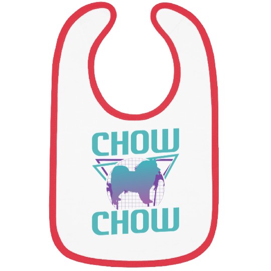 Chow Chow Pet Retro Chow Chow Bibs