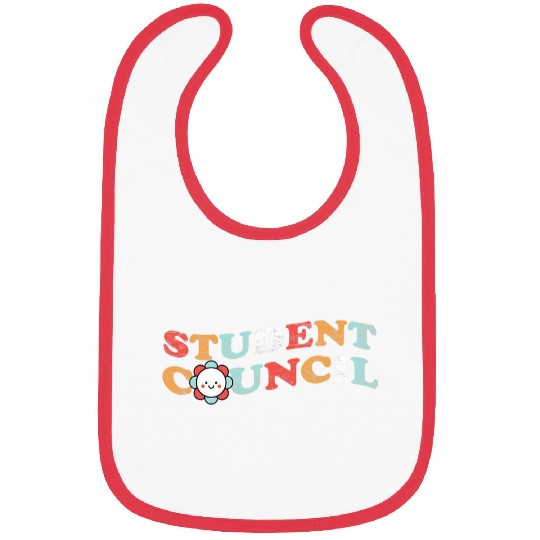 Student Council Groovy World Student Day Men Women Kids 1 Bibs