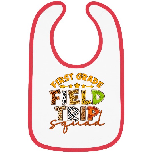 First Grade Zoo Field Trip Squad Matching Students Teacher Bibs