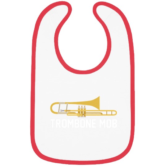Funny trombones Mob Orchestra Parade Jazz Marching Band Music Bibs