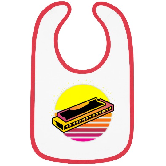 Funny Harmonica Sunset Harmonica Orchestra Member Bibs