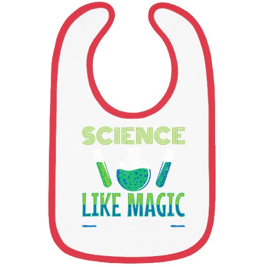 Science like magic but real Nerd Universe Chemistry Student Bibs