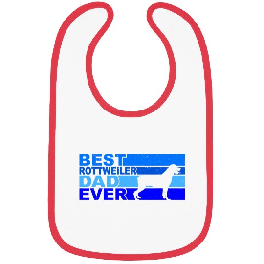 Rottweiler Pet Mens  Rottweiler Dad Ever Bibs