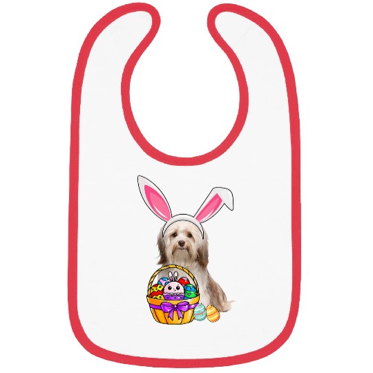 Havanese Pet Easter Egg Funny Havanese Easter Bibs