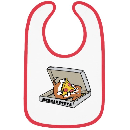 Beagle Pet Pizza Bibs