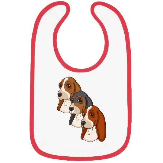 Basset Hound Pet 666 Bibs