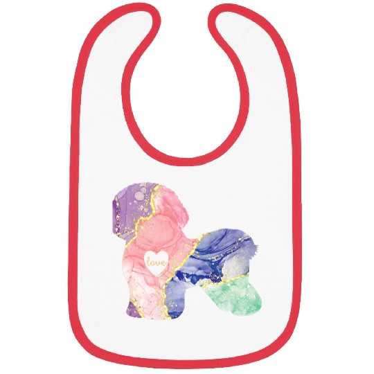 Bichon Pet Frise Lover Bichon Frise Mom Bibs