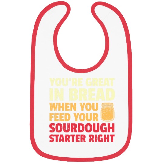 Funny Baker Joke Baking Sourdough Bread Baker Bibs