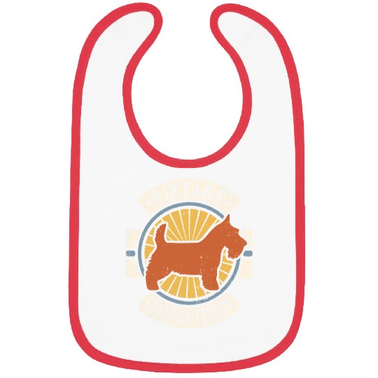 Scottish Terrier Pet vintages Classic Retro 60s 70s Bibs