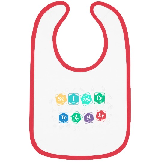 Science Teacher Chemistry Element Periodic Table School Bibs