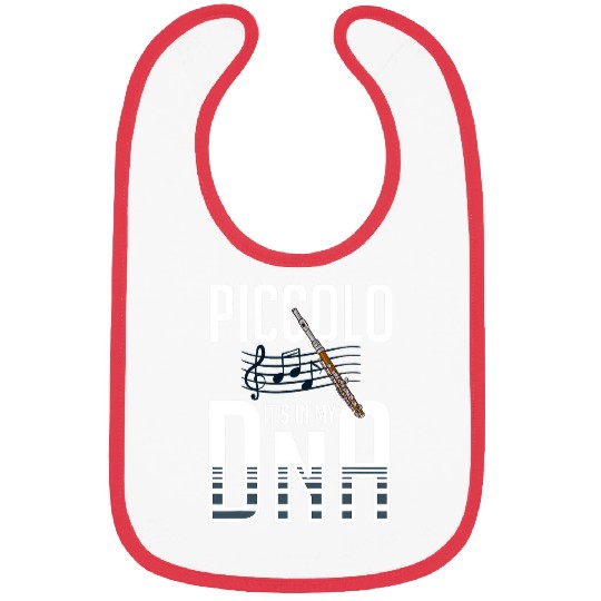 Funny Flute Piccolo Instrument Music Flute Player Beginner Lesson 68 Bibs