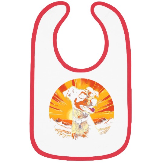 Jack Russell Pet vintages Style 3 Bibs