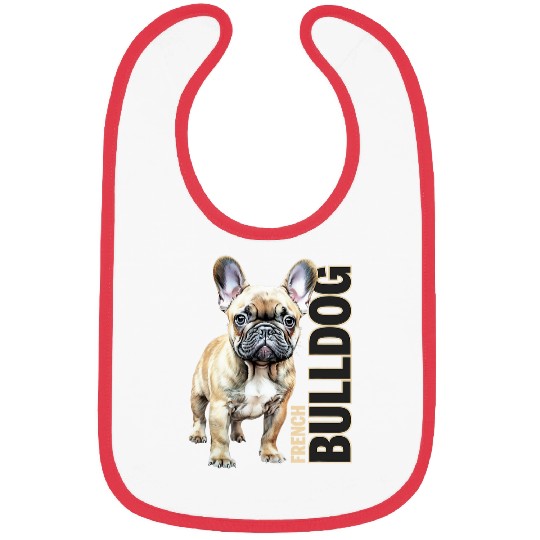 French Bulldog Pet Watercolor Bibs