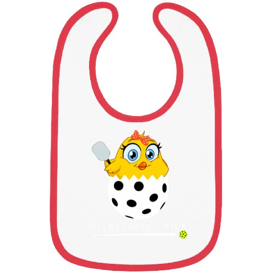 Sport Pickleball Chick 2Funny Novelty Pickle Ball Bibs
