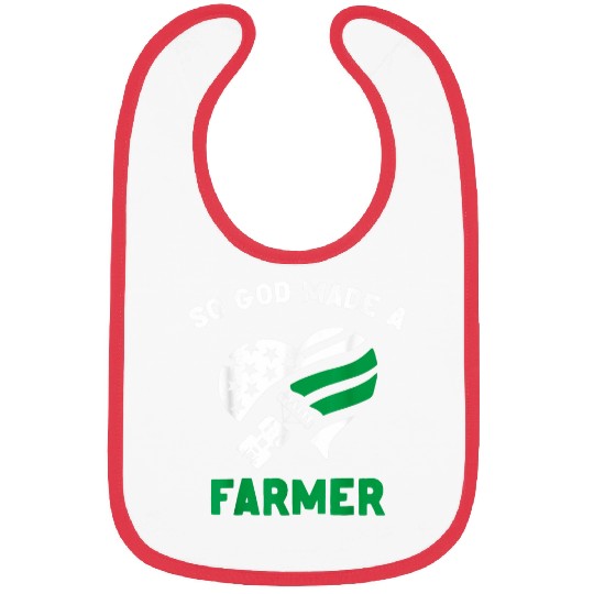 So God Made A Farmer Farming Farmer Bibs