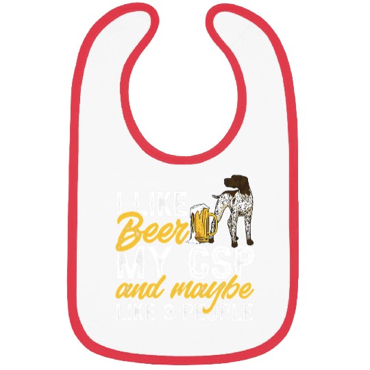 German Shorthaired Pet Beer German Shorthaired Pointer Beer GSP Dog 1 Bibs
