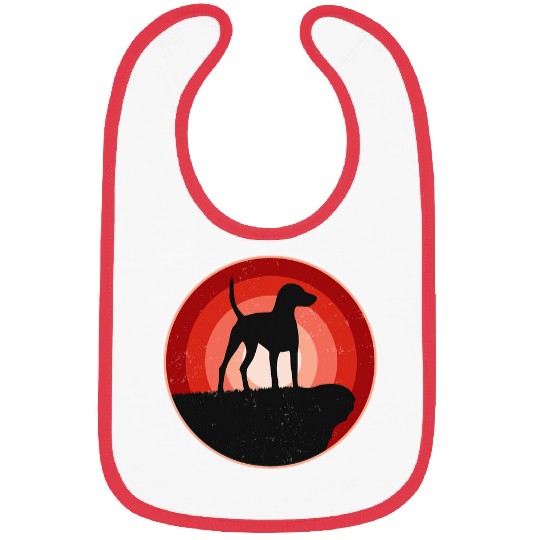 Coonhound Pet Treeing Walker Coonhound Dog Breed 17 Bibs