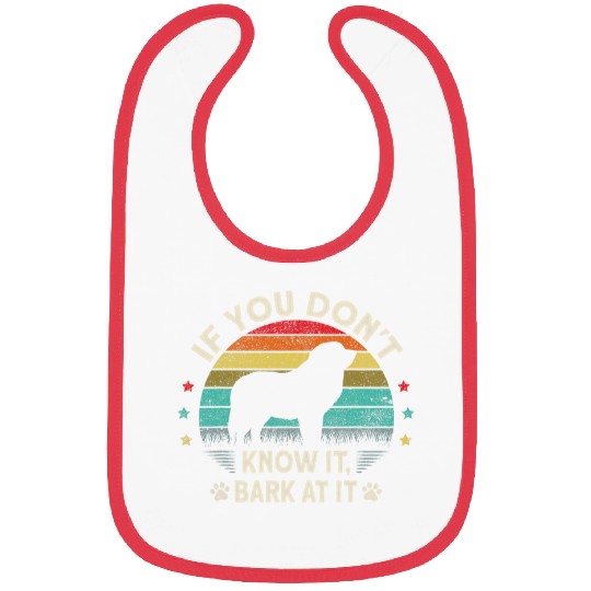 Pyrenees Pet Mountain Bark At It Big Dog Breed Great Bibs